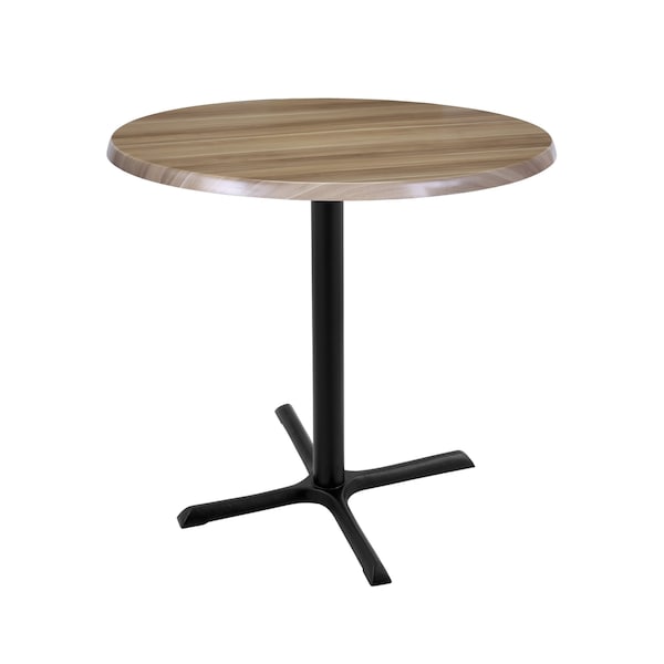 36" Tall In/Outdoor All-Season Table, 30" dia. Natural Top